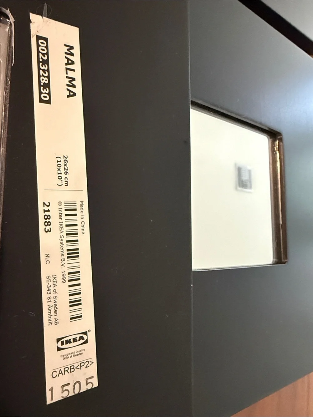 IKEA Black Square Picture Frame Set of 6